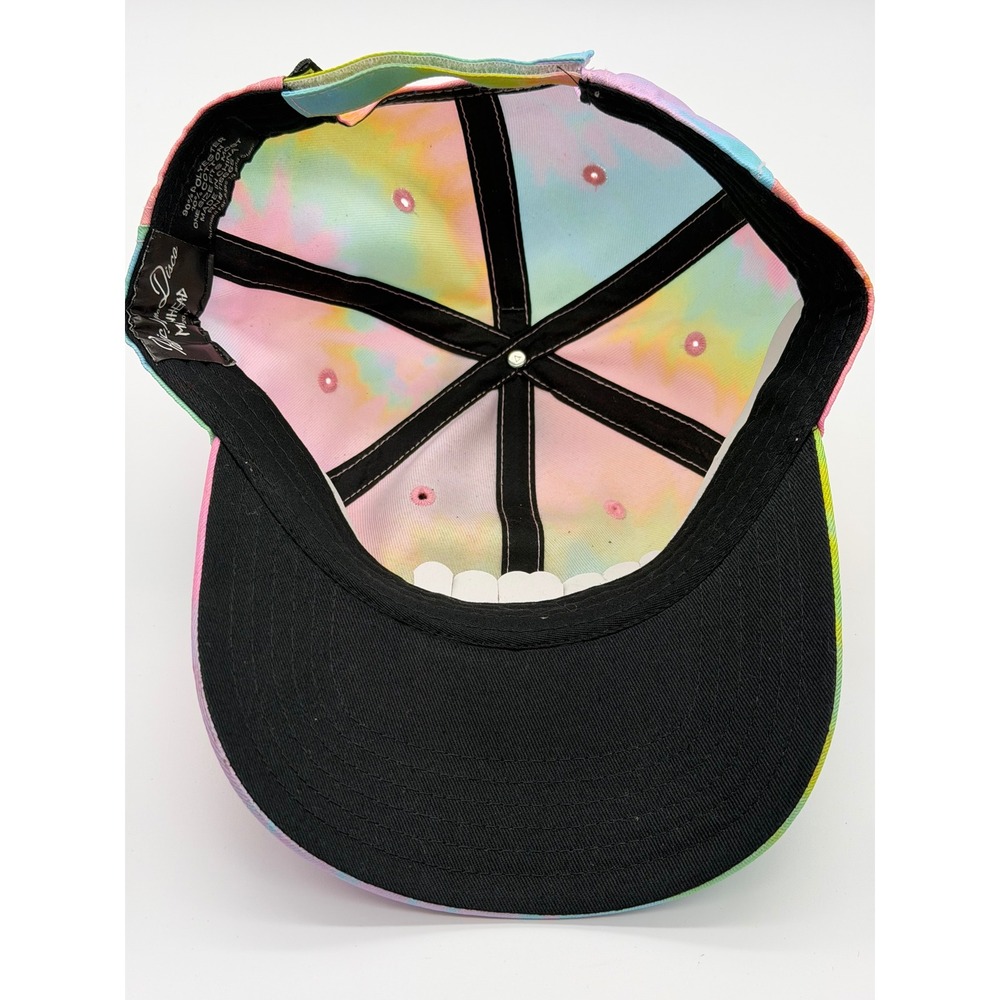 Panic At The Disco P!ATD Tie Dye Dad Hat Hot Topic Band Merch Baseball Cap New - Picture 8 of 9